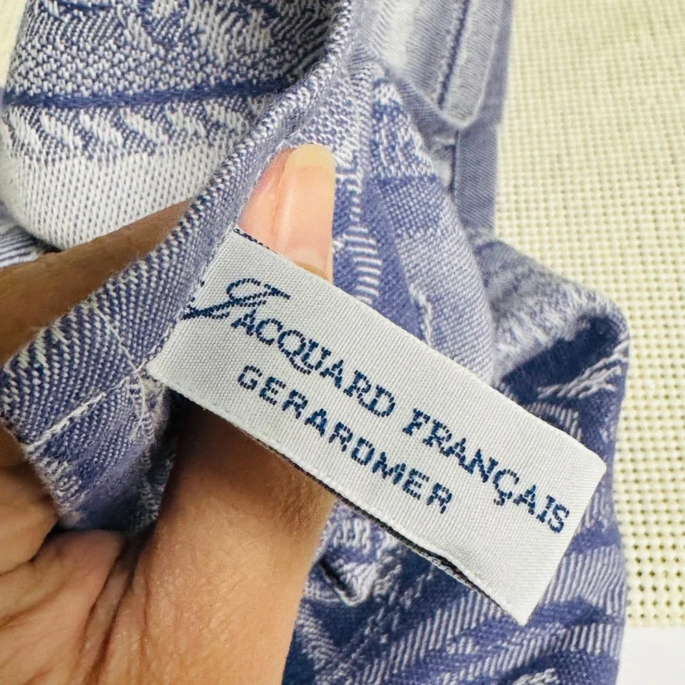 Le Jacquard Francais Cotton Tea Towel Purple — Jardin du Palais-Royal